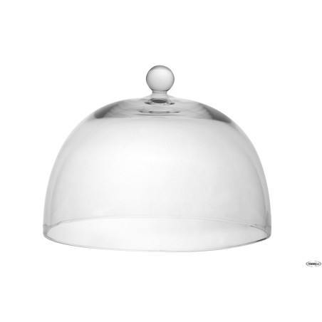 ALE-CAMPANA VETRO CON POMOLO MM.280XH.205  16-1354C
