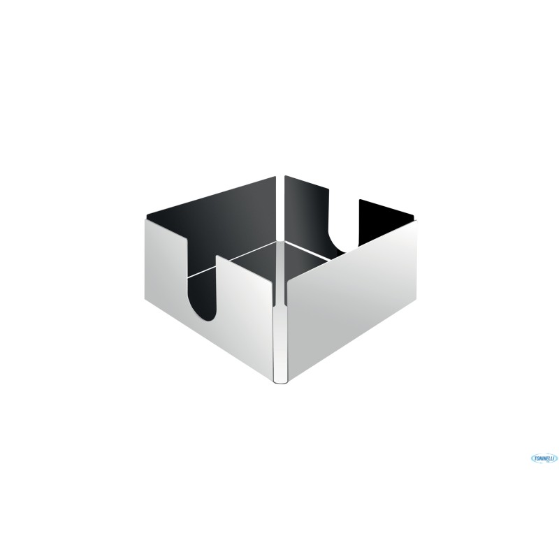 ALTO CUSIO-PORTATOVAGLIOLI IN ACCIAIO INOX 18-10 CM 14X14 H 9,5 607-14 ALTO CUSIO-PORTATOVAGLIOLI IN ACCIAIO INOX 18-10 CM 14X14 H 9,5 607-14