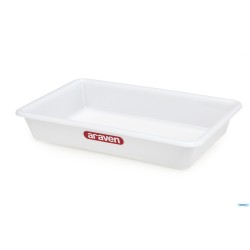 ARAVEN-VASCHETTA BIANCA 435X285X80 LT.5  01131