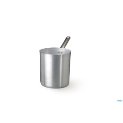 BAGNOMARIA ALLUMINIO 3 MM CON MANICO TUBOLARE INOX CM 14 H 16 LT 2,2