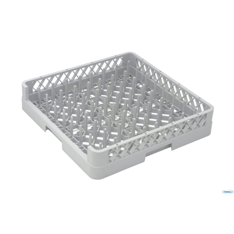 BASE VASSOI GRIGIA UN LATO APERTO CM.50X50 H 10   RBASEVA