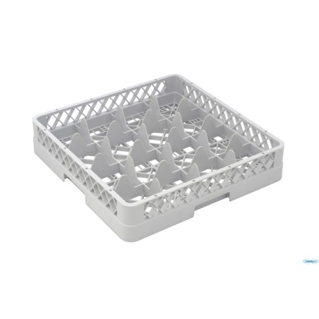 BASE 16 SCOMPARTI GRIGIA CM.50X50 PER LAVASTOVIGLIE  RBASE16