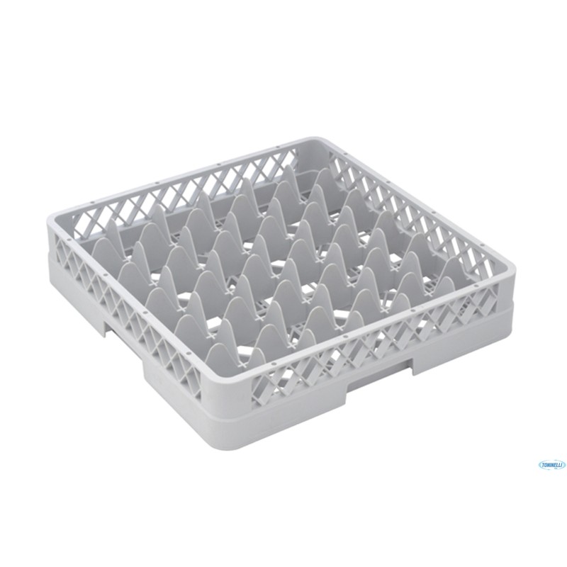 BASE 36 SCOMPARTI GRIGIA CM.50X50 PER LAVASTOVIGLIE  RBASE36