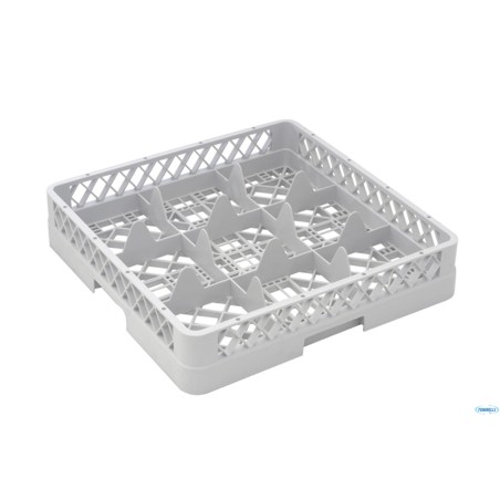 BASE 9 SCOMPARTI GRIGIA CM.50X50 PER LAVASTOVIGLIE  RBASE09