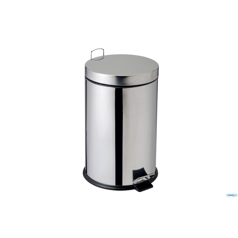 BIN 304-PATTUMIERA A PEDALE INOX AISI 304 BRILLANTE 20L CM 27 H 44   906720