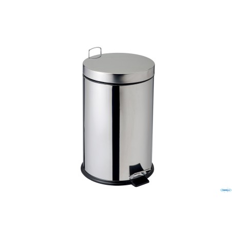 BIN 304-PATTUMIERA A PEDALE INOX AISI 304 BRILLANTE 20L CM 27 H 44   906720