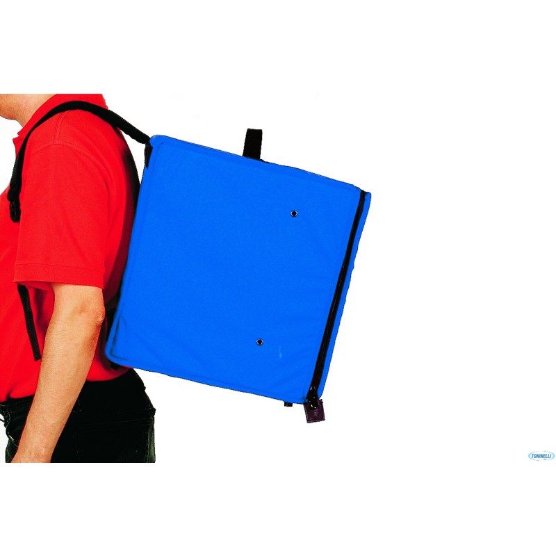 BORSA TERMICA RIGIDA A ZAINO PER 10 CARTONI DI PIZZE DA DIAMETRO CM.33  BTZ3340