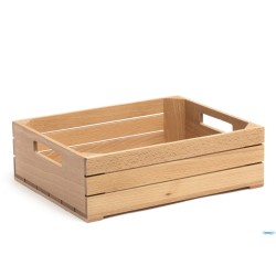 BUFFET CASSETTA LEGNO MEZZA GASTRONORM  26,5X32,5 H 10 7834