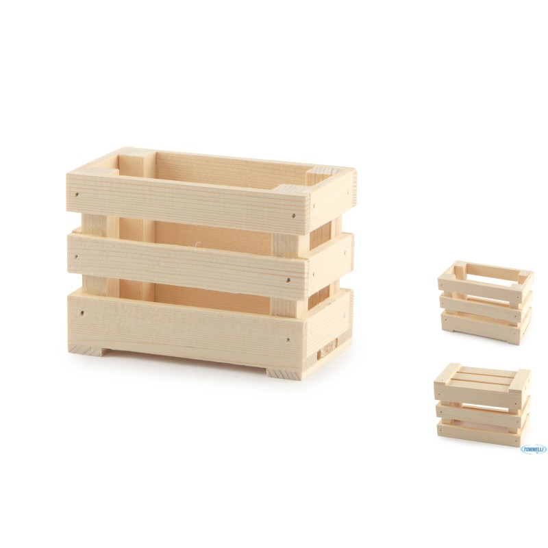 CASSETTA LEGNO-CESTINO CM 12X6X8   5078