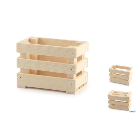 CASSETTA LEGNO-CESTINO CM 12X6X8   5078