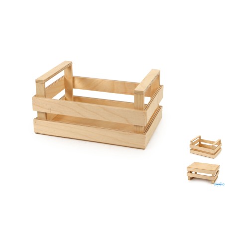 CASSETTA LEGNO-CESTINO CM.20X14X10  27102