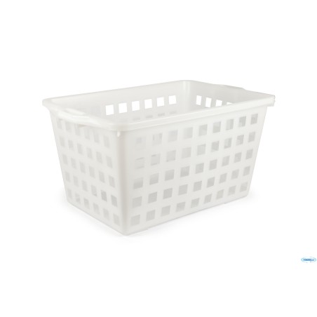 CESTA FORATA CM.63X45X35 BIANCO 2200HD
