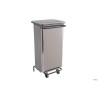 CONTENITORE RIFIUTI A PEDALE INOX BRILLANTE 110 L CM 48X42 H 96,5    790624