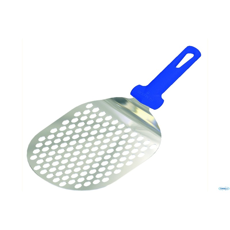 PALETTA OVALE ASOLATA INOX CM 22X18