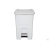 PATTUMIERA PLASTICA CON PEDALE LT 80 BIANCO CM 50,5X40 H 73  BO80-BI