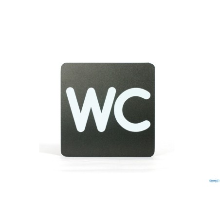 PITTOGRAMMI PVC NERO - WC CM 16X16 PR10-W