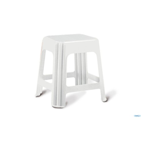 SGABELLO NOVANTA 42X34X42 BIANCO   7590M