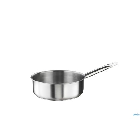 TENDER-CASSERUOLA BASSA 1 MANICO CM 16 H 6,5 LT 1,25 INOX 33901016