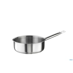TENDER-CASSERUOLA BASSA 1 MANICO CM 20 H 7,5 LT 2,25 INOX 33901020