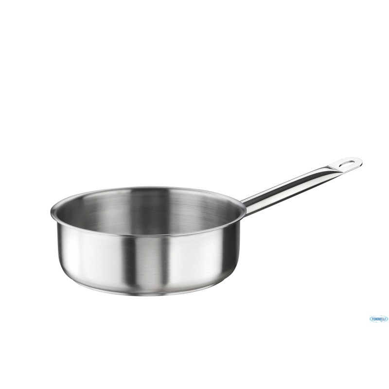 TENDER-CASSERUOLA BASSA 1 MANICO CM 24 H 8 LT 3,5 INOX 33901024