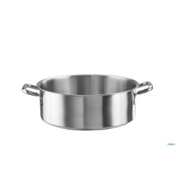 TENDER-CASSERUOLA BASSA 2MANICI CM 28H9,5 LT5 INOX 33900928