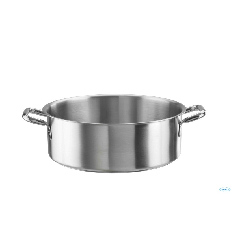 TENDER-CASSERUOLA BASSA 2MANICI CM 32H11 LT8 INOX 33900932 TENDER-CASSERUOLA BASSA 2MANICI CM 32H11 LT8 INOX 33900932