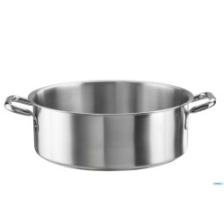 TENDER-CASSERUOLA BASSA 2MANICI CM 45H15,5 LT25 INOX 33900945