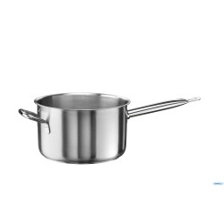 TENDER-CASSERUOLA FONDA 1 MANICO E 1 MANIGLIA CM 24H16 LT6 INOX 33900724