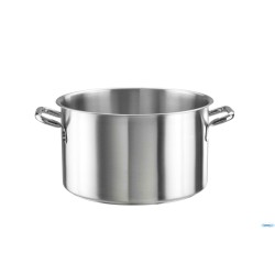 TENDER-CASSERUOLA FONDA 2MANICI CM 24H14,5 LT 6 INOX