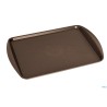 VASSOIO FAST FOOD POLIPROPILENE CM.43,5X31 MARRONE  PRFFMM
