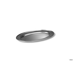 VASSOIO OVALE INOX CM 35X23,5  7095