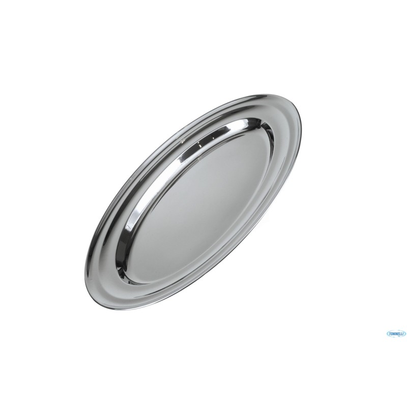 VASSOIO OVALE PORTATA CM 30 INOX