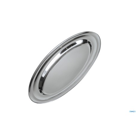 VASSOIO OVALE PORTATA CM 30 INOX