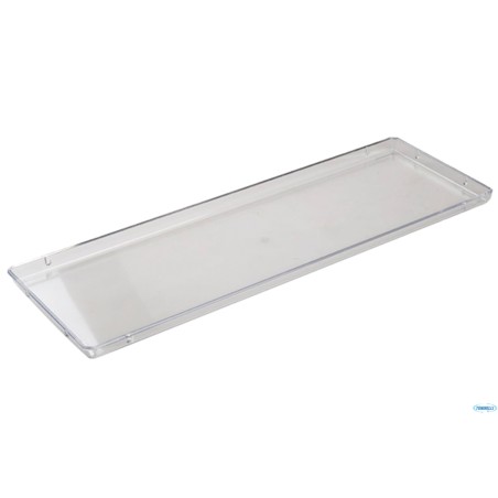 VASSOIO POLICARBONATO TRASPARENTE CM.40X20  P3919