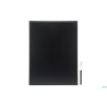 WOODY - LAVAGNA DA PARETE NERA CON CORNICE NERA CM 60X80 CON 1 PENNARELLO BIANCO A GESSO LIQUIDO INCLUSO     WBW-BL-60-80