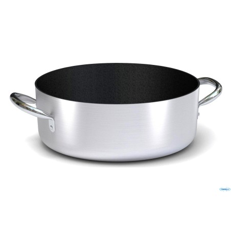 6700-CASSERUOLA BASSA 2 MANIGLIE PER INDUZIONE CM 28