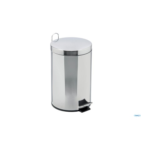 BIN GALVA-PATTUMIERA A PEDALE CON SECCHIO IN ACCIAIO GALVANIZZATO 12L CM 32 H 40   106412