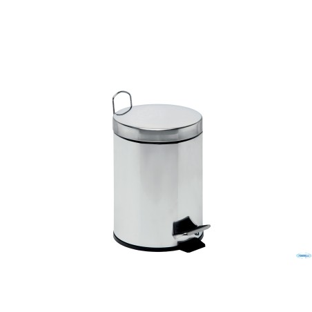 BIN GALVA-PATTUMIERA A PEDALE CON SECCHIO IN ACCIAIO GALVANIZZATO 5L CM 26,5 H 29    106405