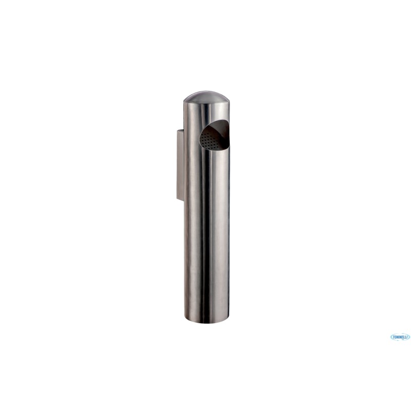 BIRKIN-POSACENERE MURALE INOX SATINATO LT.5 CM.18XH.64,5 108004