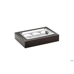 BUFFET-VASSOIO CON 3 BROCCHE LT.1,5 REFRIGERATO CM.64X46XH.12,2  51131A00