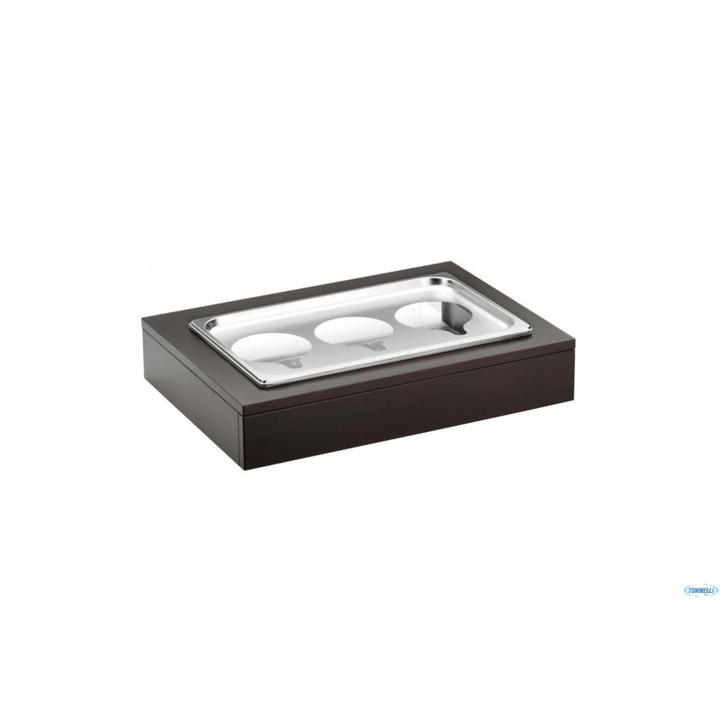 BUFFET-VASSOIO CON 3 BROCCHE LT.1,5 REFRIGERATO CM.64X46XH.12,2  51131A00