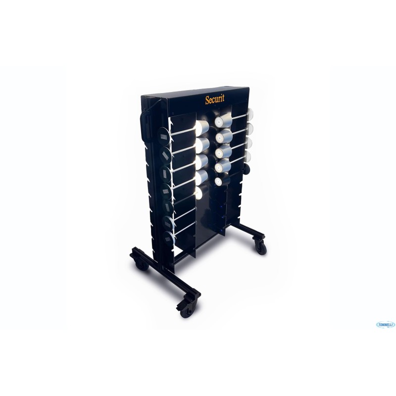 CARRELLO RICARICA MULTIPLA LAMPADE SECURIT LP-TRO-36