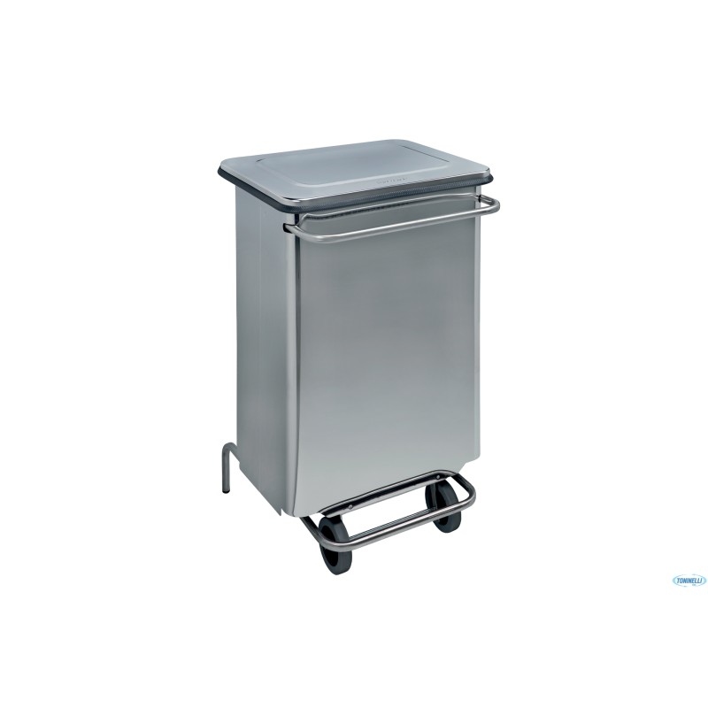 CONTENITORE RIFIUTI MOBILE A PEDALE AUTOESTINGUENTE 70 L CM 48X42 H 75,5 790660 CONTENITORE RIFIUTI MOBILE A PEDALE AUTOESTINGUENTE 70 L CM 48X42 H 75,5 790660