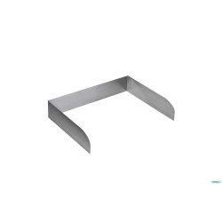 MEC-GUIDA FERMAVASSOI PER CONTENITORE RIFIUTI INOX SATINATO (COD 14057) CM 60X46 H 15      789010