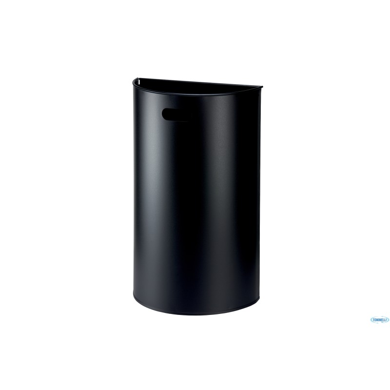 MILUNA-GETTACARTE MURALE 40LT. NERO CM.39,5X19,5XH.64,7 773041