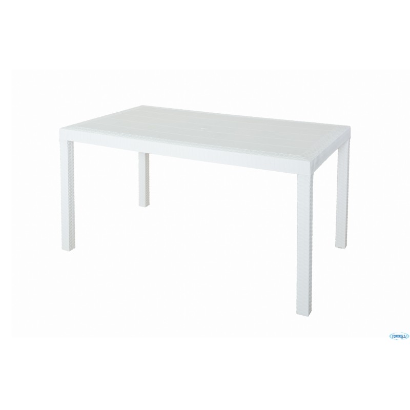 HOUSTON-TAVOLO RETTANGOLARE CM 150X90 BIANCO HOUSTON-TAVOLO RETTANGOLARE CM 150X90 BIANCO