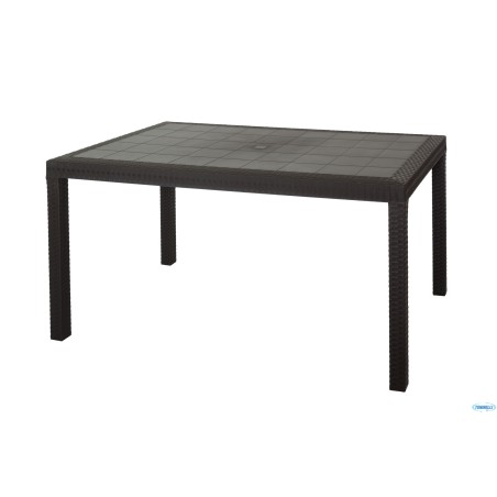 HOUSTON-TAVOLO RETTANGOLARE CM.150X90 MARRONE 9094-3
