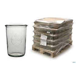 WECK CIL-VASETTO ML850 SENZA COPERCHIO IN THERMOPALLET 390PEZZI ART.743  19273  UTILIZZA IL COPERCHIO DA 100 MM