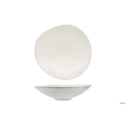 GENESYS EVO BIANCO-PASTA BOWL 29,5 IN PORCELLANA CON FINITURA ESTERNA A BUCCIA D'ARANCIA