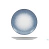 IRYS BLUE - PIATTO PIANO COUPE FORMA BOSS CM.27 PORCELLANA